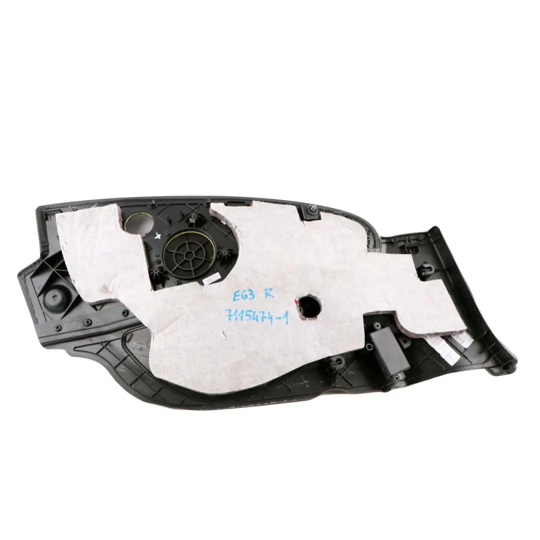 Right O/S HiFi Lateral Trim Panel Leather Cream Beige to BMW 6 E63 Coupe Rear with Part number 7115474 BMW 6 E63 Coupe Rear Right O/S HiFi Lateral Trim Panel Leather Cream Beige - SKU 7115474-1 - Part number 7115474