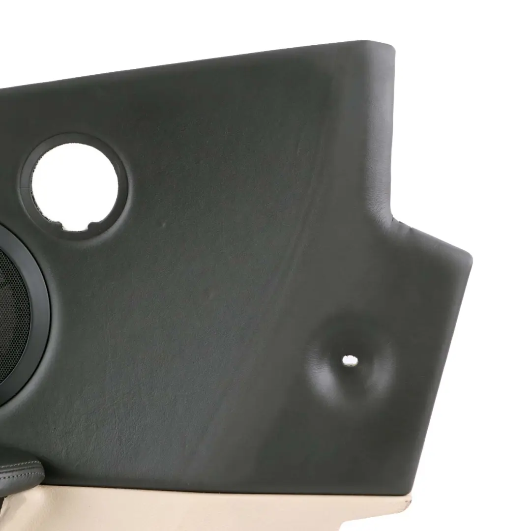 Right O/S HiFi Lateral Trim Panel Leather Cream Beige to BMW 6 E63 Coupe Rear with Part number 7115474 BMW 6 E63 Coupe Rear Right O/S HiFi Lateral Trim Panel Leather Cream Beige - SKU 7115474-1 - Part number 7115474