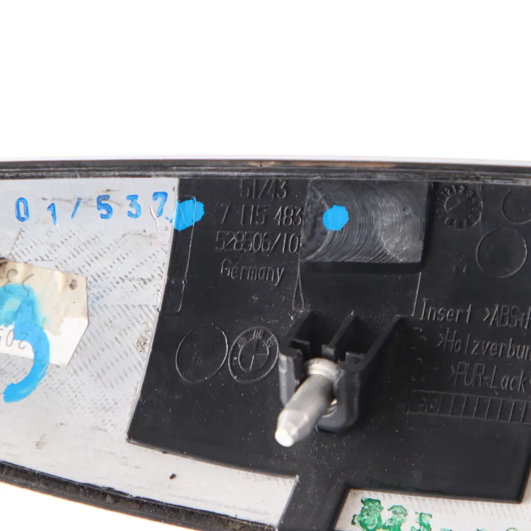 BMW 6 Series E63 E64 Decorative Strip Trim Panel Cover Rear Left N/S Birke Grey - SKU 7115483 - Part number 7115483