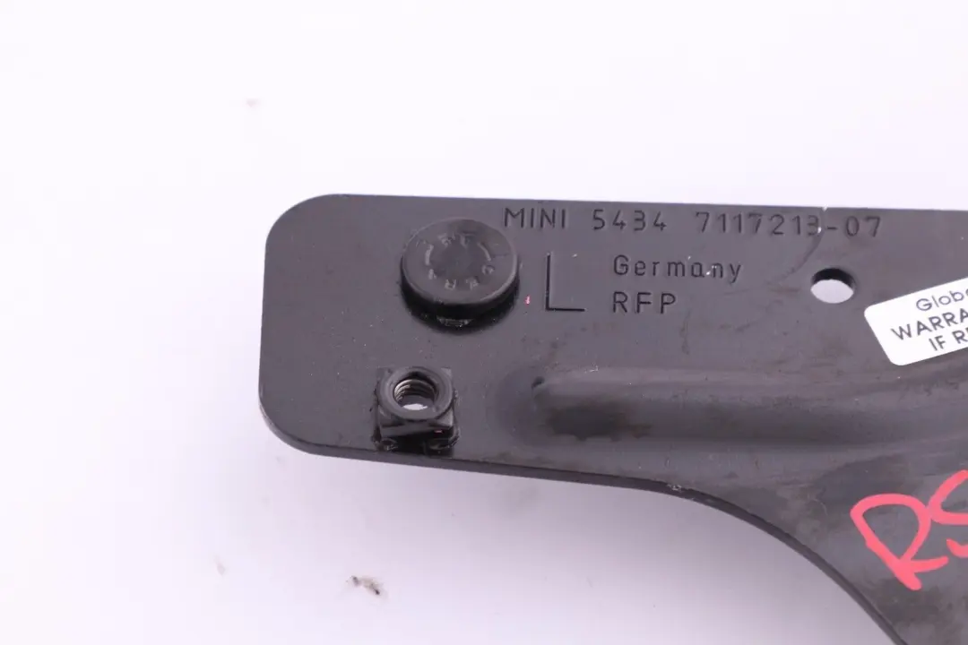 Plaque Montage la Protection Anti-retournement la Capote Gauche pour Mini Cooper R52 à propos du numéro de pièce 7117213 Mini Cooper R52 Plaque Montage la Protection Anti-retournement la Capote Gauche - SKU 7117213 - Numéro de pièce 7117213