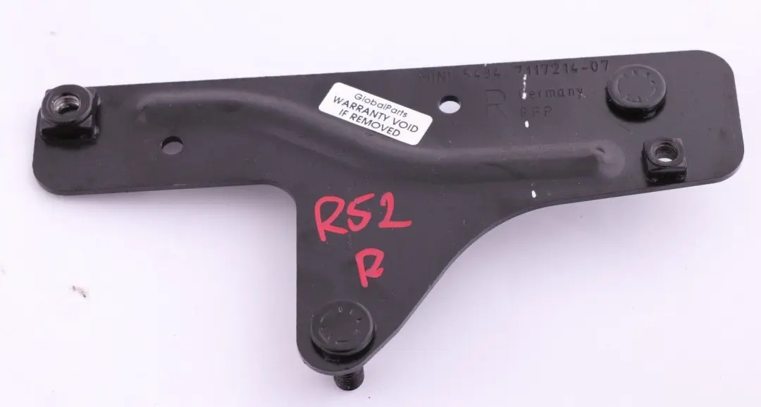 Cabrioverdeck-Überrollschutz-Montageplatte Rechts für Mini R52 mit Teilenummer 7117214 Mini R52 Cabrioverdeck-Überrollschutz-Montageplatte Rechts - SKU 7117214 - Teilenummer 7117214