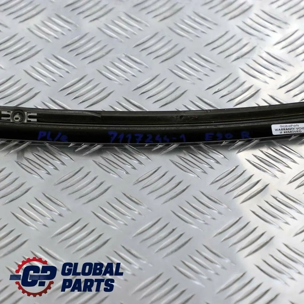 BMW 3 E90 Roof Moulding Trim Strip Side Frame Right O/S Black Matt - SKU 7117244 - Part number 7117244