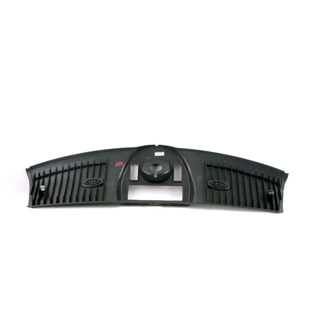 Parabrisas Marco Cubre Panel Negro para Mini R52 Cabrio con número de pieza 7117267 Mini R52 Cabrio Parabrisas Marco Cubre Panel Negro - SKU 7117267 - Número de pieza 7117267