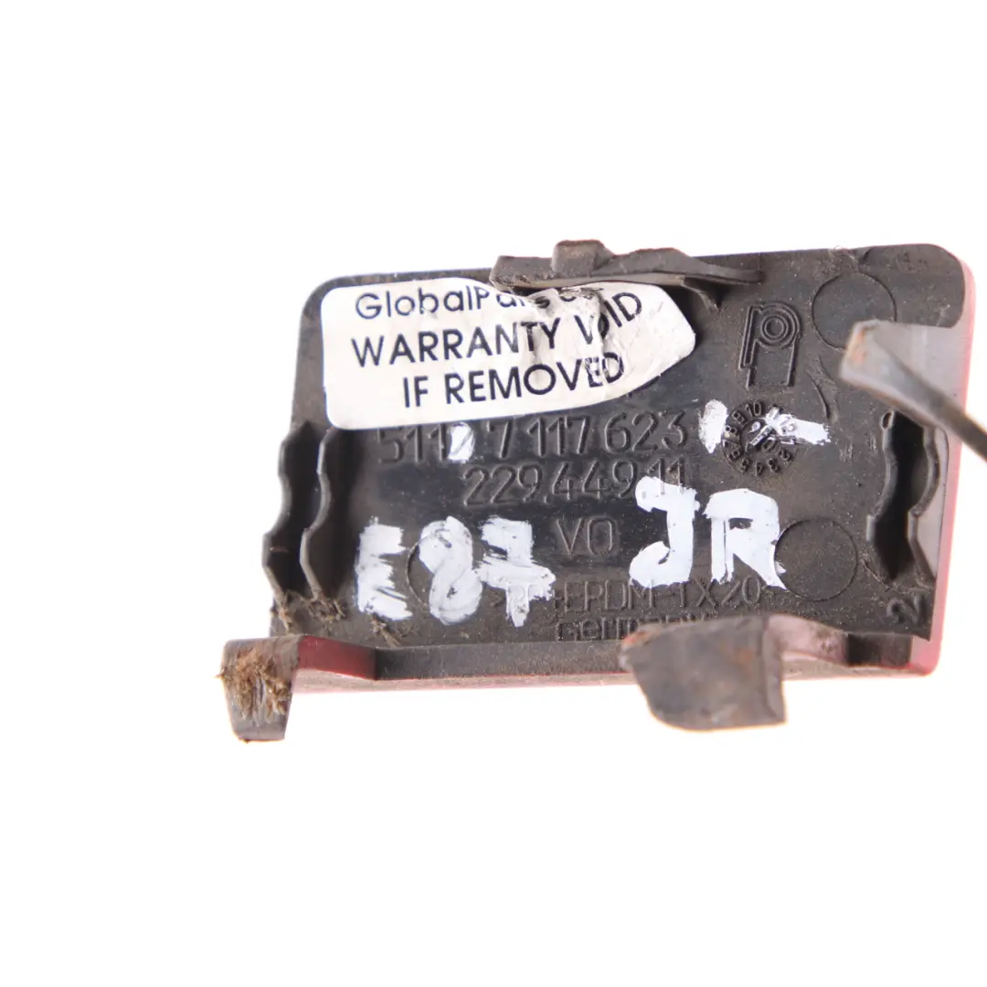 Flap Towing Eye Front Bumper Japanrot Japan Red - 438 to BMW 1 Series E87 with Part number 7117623 BMW 1 Series E87 Flap Towing Eye Front Bumper Japanrot Japan Red - 438 - SKU 7117623-JR - Part number 7117623