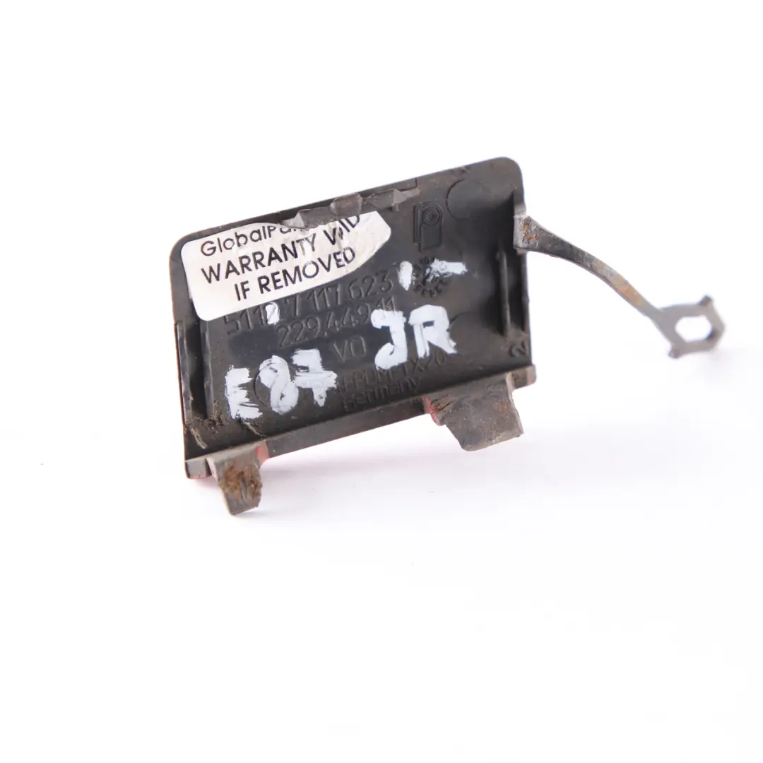 Flap Towing Eye Front Bumper Japanrot Japan Red - 438 to BMW 1 Series E87 with Part number 7117623 BMW 1 Series E87 Flap Towing Eye Front Bumper Japanrot Japan Red - 438 - SKU 7117623-JR - Part number 7117623