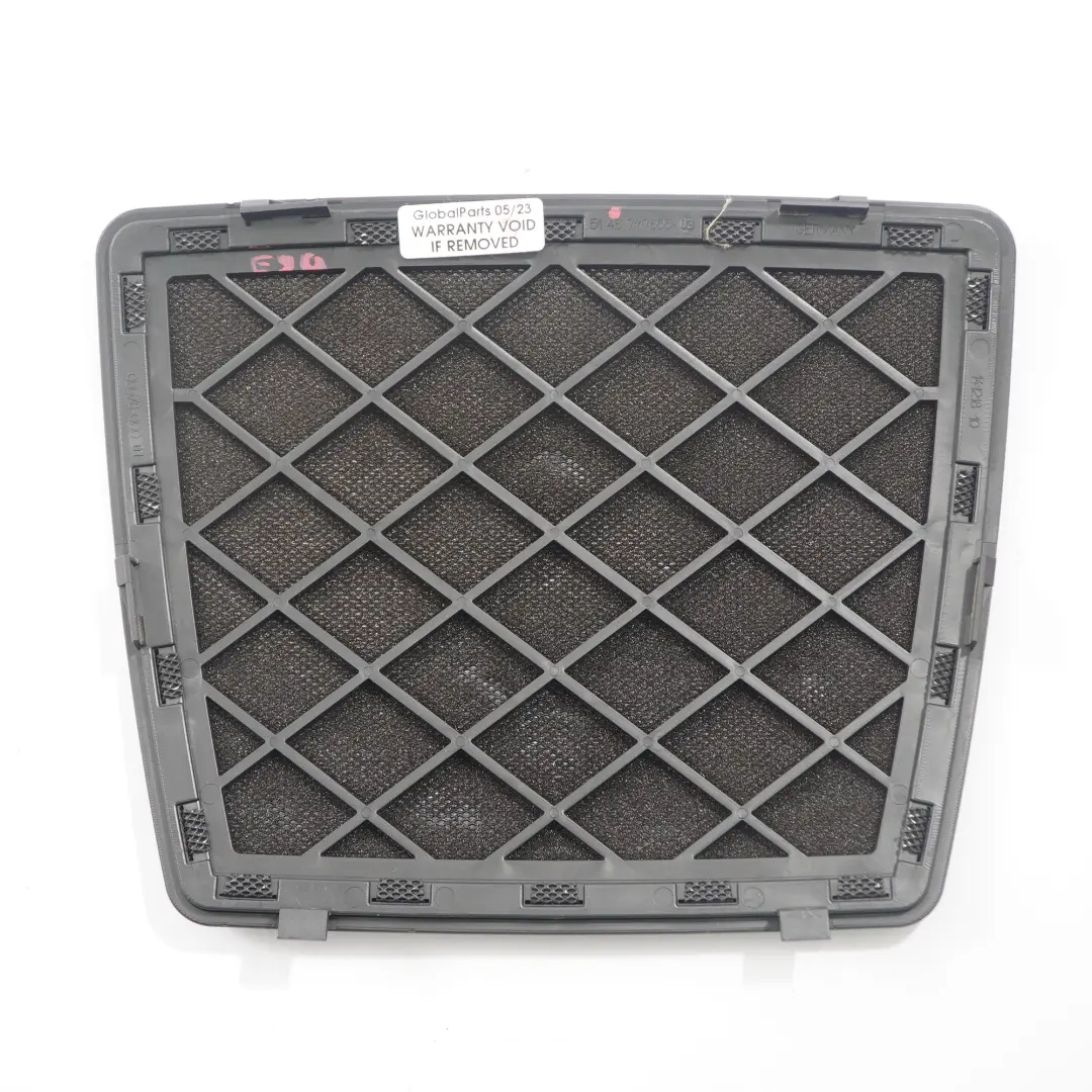 BMW E82 E90 Loudspeaker Cover Rear Window Parcel Shelf Anthracite - SKU 7117655 - Part number 7117655