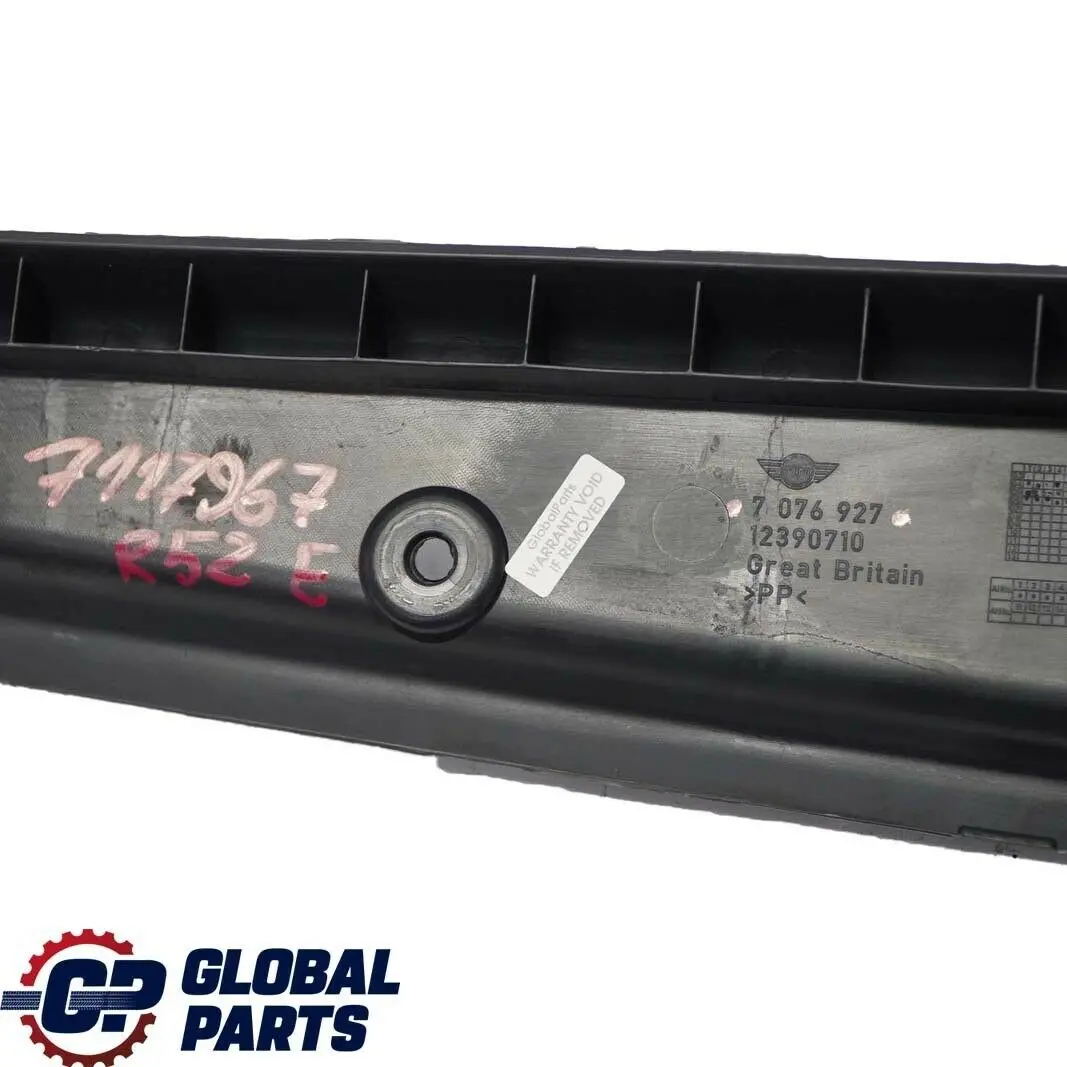 Lateral Trim Panel Bottom Front Left N/S to Mini R52 Convertible Cover with Part number 7117967 Mini R52 Convertible Cover Lateral Trim Panel Bottom Front Left N/S - SKU 7117967 - Part number 7117967
