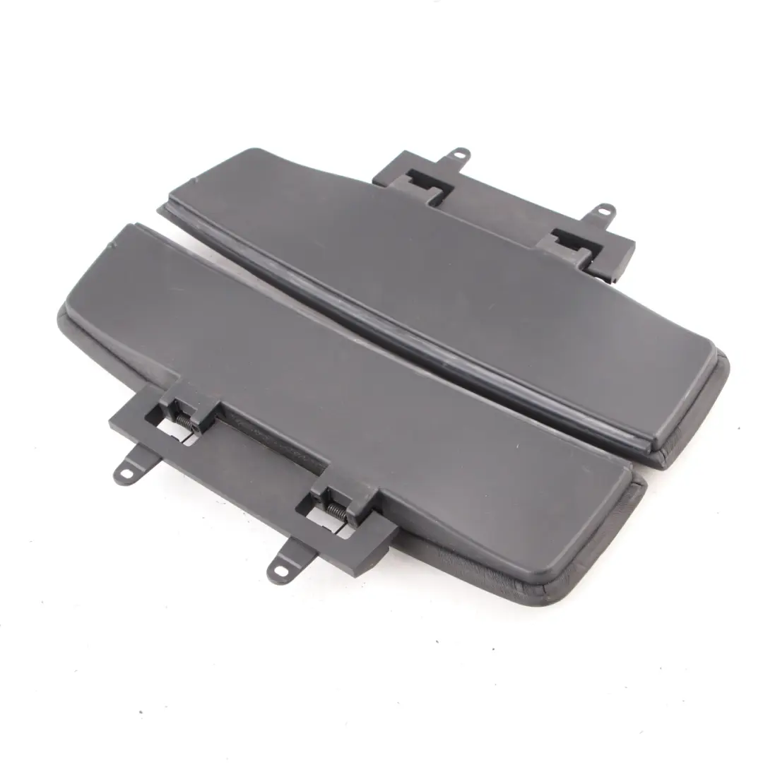 BMW E65 Armrest Cover Centre Set Front Flap Trim Panel Leather Black - SKU 7118093-1 - Part number 7118093