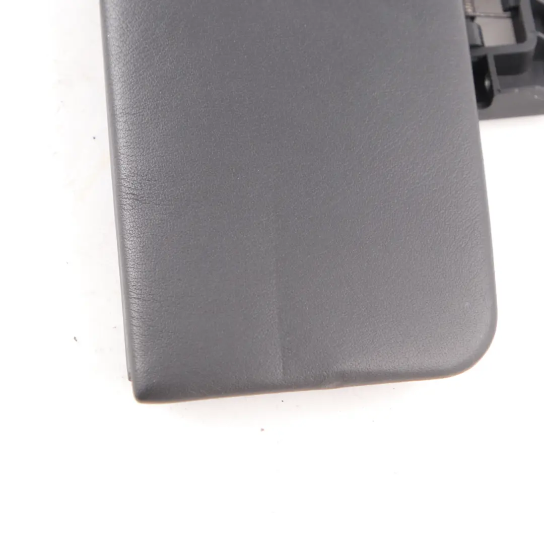 BMW E65 Armrest Cover Centre Set Front Flap Trim Panel Leather Black - SKU 7118093-1 - Part number 7118093