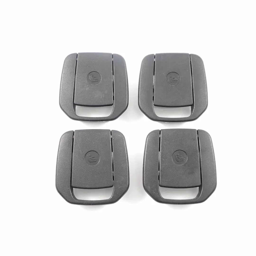 BMW E81 E87 E90 F20 LCI Rücksitz Isofix Abdeckung Hinten Schwarz Set - SKU 7118673-SET - Teilenummer 7118673