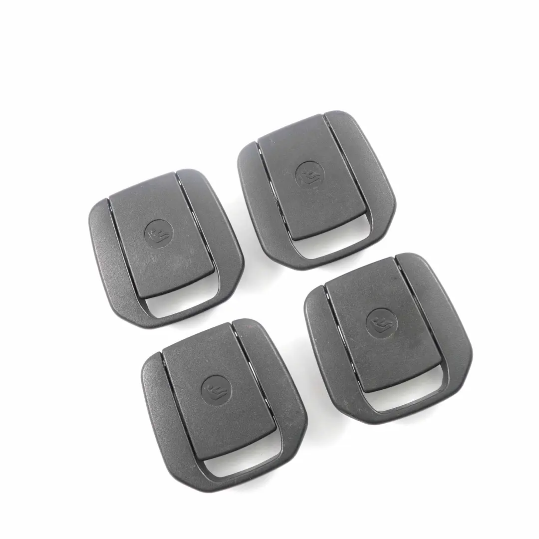 BMW E81 E87 E90 F20 LCI Couvercle Siege Arriere Isofix Noir - SKU 7118673-SET - Numéro de pièce 7118673