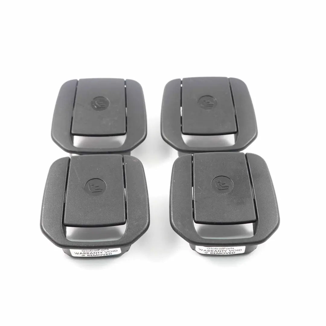 BMW E81 E87 E90 F20 LCI Rücksitz Isofix Abdeckung Hinten Schwarz Set - SKU 7118673-SET - Teilenummer 7118673