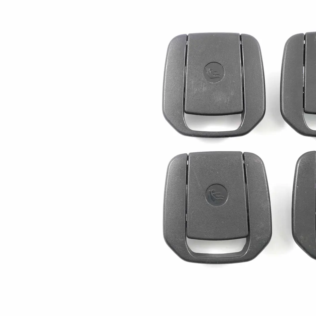 BMW E81 E87 E90 F20 LCI Couvercle Siege Arriere Isofix Noir - SKU 7118673-SET - Numéro de pièce 7118673