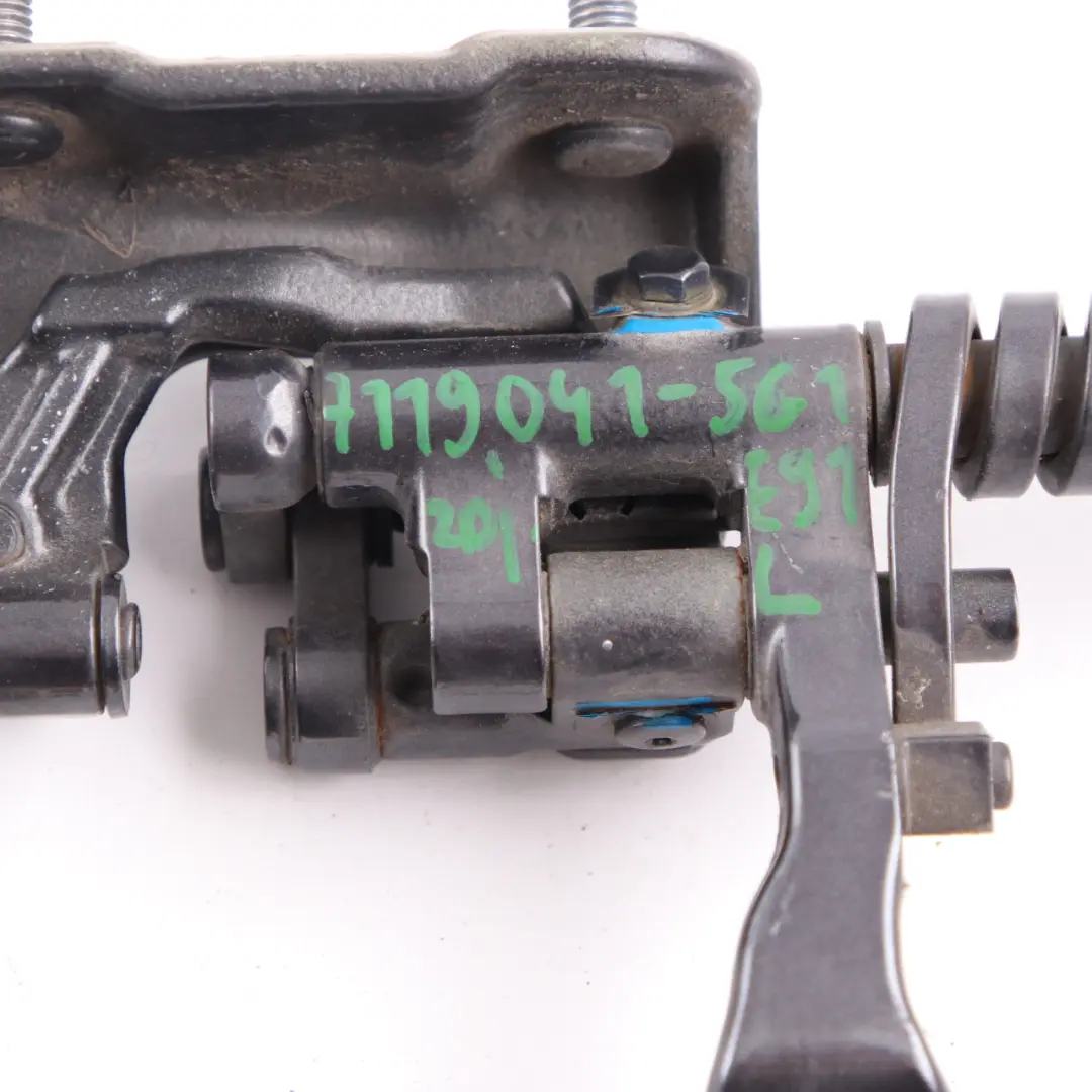 BMW E91 Boot Trunk Lid Tailgate Left Hinge N/S Sparkling Graphite A22 - SKU 7119041-SG1 - Part number 7119041