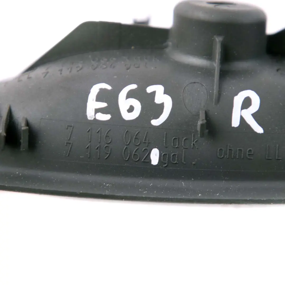 Maniglia porta interna destra Grigio Rutenio per BMW E63 E64 con numero di parte 7116064 BMW E63 E64 Maniglia porta interna destra Grigio Rutenio - SKU 7119062 - Numero di parte 7116064