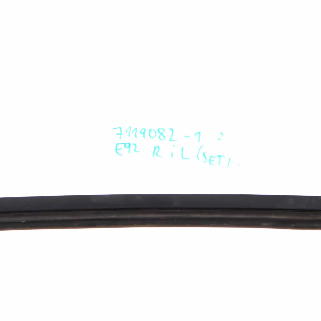 Roof Frame Strip Right O/S Lateral Side Strip Black 7119082 to BMW E92 with Part number 7119081 BMW E92 Roof Frame Strip Right O/S Lateral Side Strip Black 7119082 - SKU 7119081/7119082 - Part number 7119081
