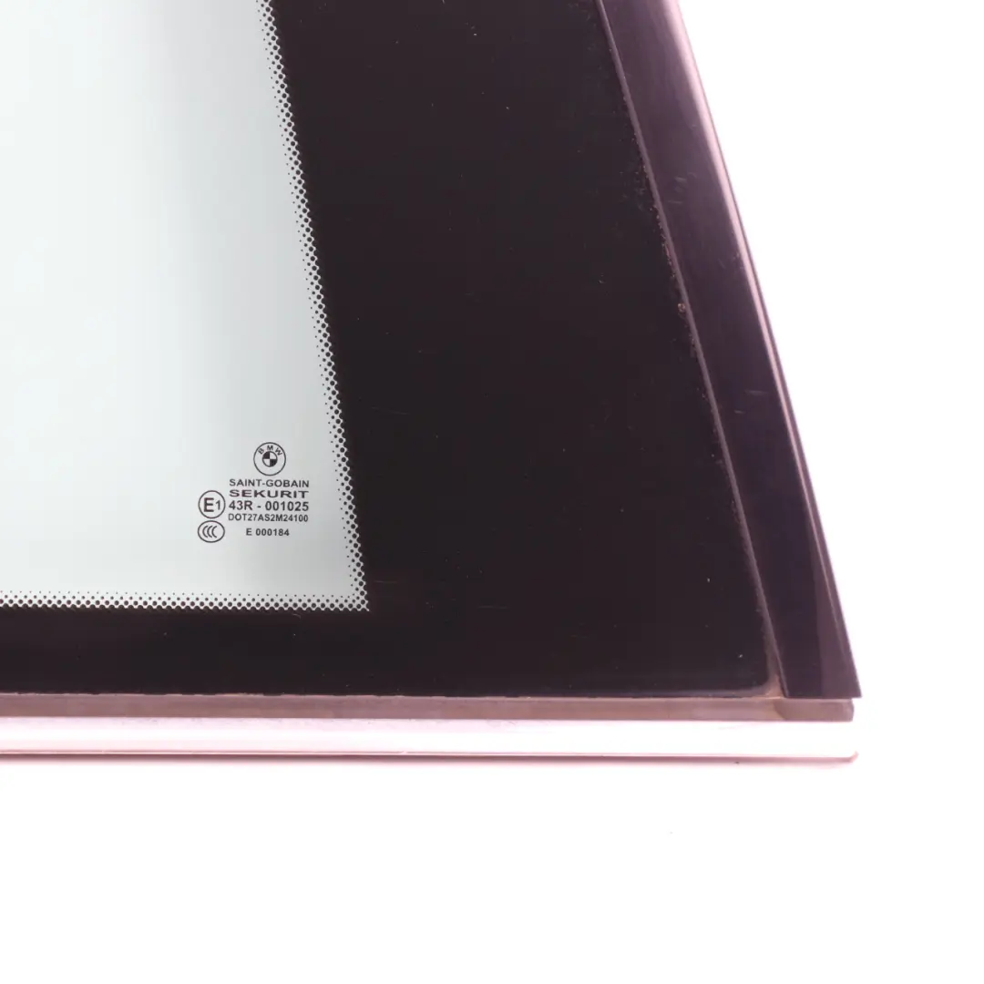 BMW E92 LCI Side Window Glass Glazing Green AS2 Trim Rear Right O/S - SKU 7119178-1 - Part number 7119178