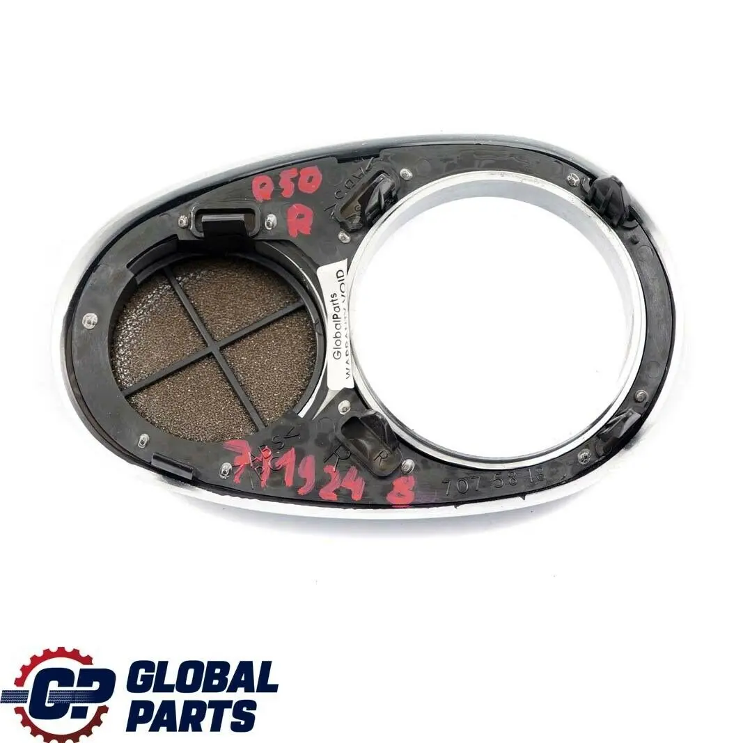 Inside Destro Porta Apertura Cover O/S Opaco Cromo per Mini Cooper One R50 R52 R53 con numero di parte 7119248 Mini Cooper One R50 R52 R53 Inside Destro Porta Apertura Cover O/S Opaco Cromo - SKU 7119248 - Numero di parte 7119248