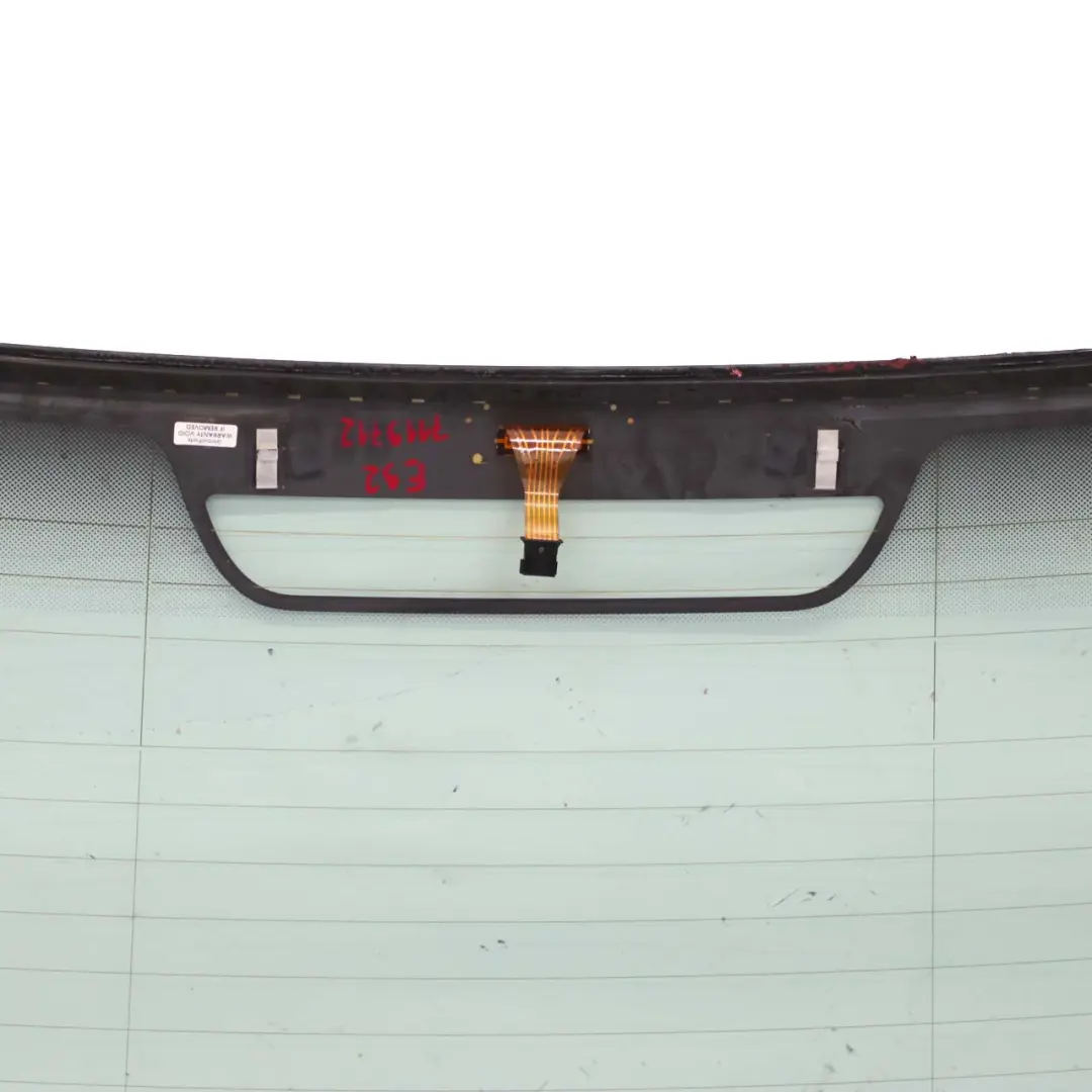 Boot Trunk Lid Tailgate Window Glass Glazing AS2 to BMW 3 E92 Coupe Rear with Part number 7119712 BMW 3 E92 Coupe Rear Boot Trunk Lid Tailgate Window Glass Glazing AS2 - SKU 7119712 - Part number 7119712