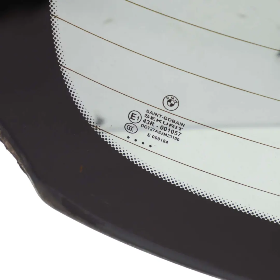 BMW 3 E92 Coupe Rear Boot Trunk Lid Tailgate Window Glass Glazing AS2 - SKU 7119712 - Part number 7119712