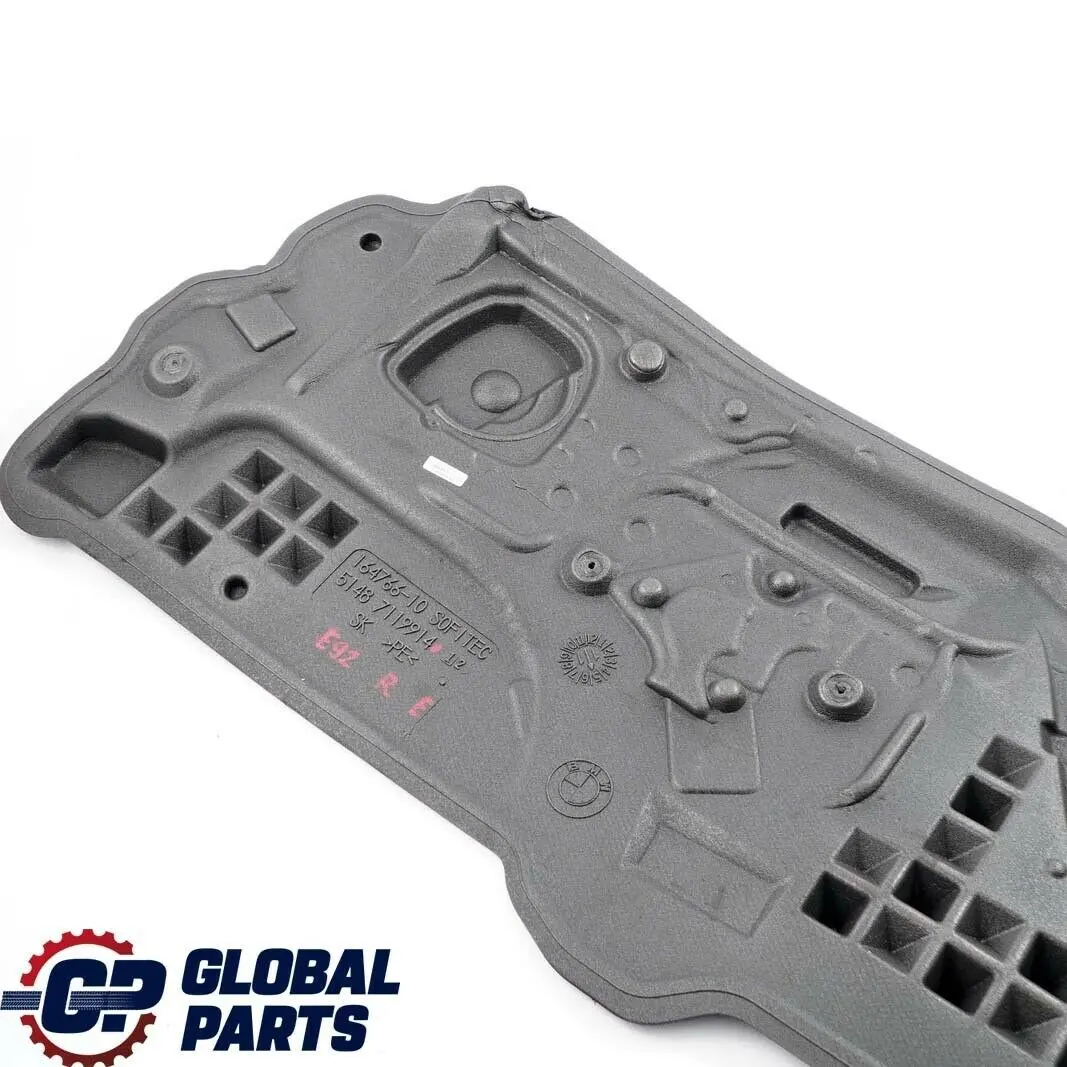 BMW E92 E93 Aislamiento Acustico Puerta Delantera Derecha - SKU 7119914 - Número de pieza 7119914