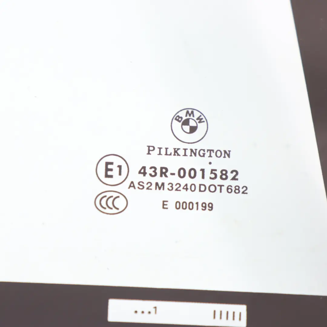  Tür Festes Fenster BMW E91 E91 LCI Hinten Rechts Dreieck Grün AS2 - SKU 7119942-1 - Teilenummer 7119942