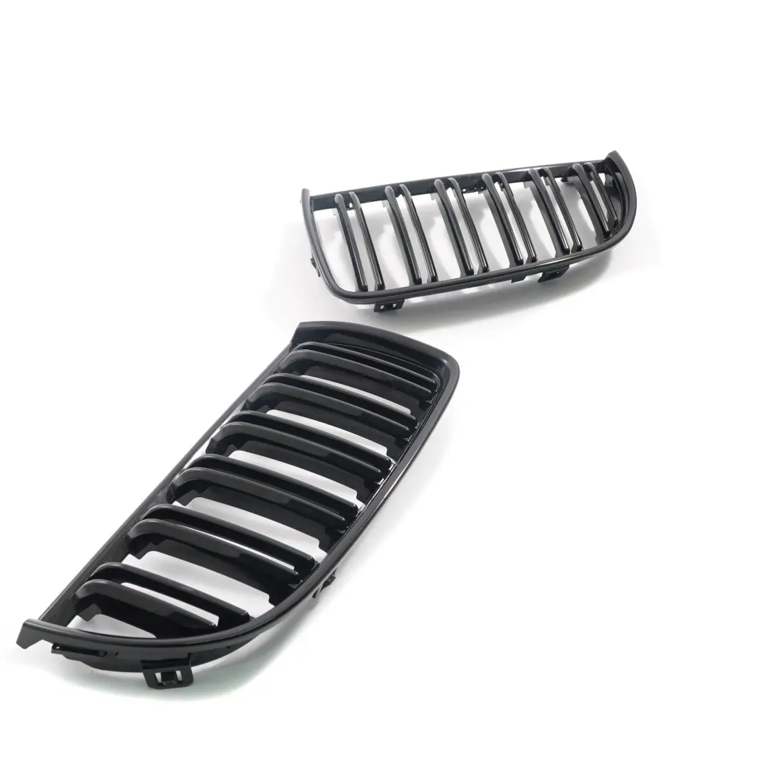 BMW E90 E91 Frontblende Links Rechts Rahmenplatte Schwarz Kühlergrill Set TAIWAN - SKU 7120007-2 - Teilenummer 7120007/7120008