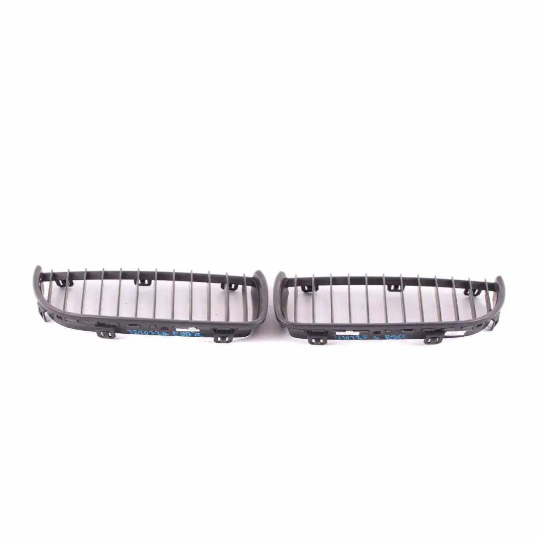  Kühlergrill Set BMW E90 E91 Frontblende Links Rechts Rahmenplatte Schwarz - SKU 7120007/7120008 - Teilenummer 7120007/7120008