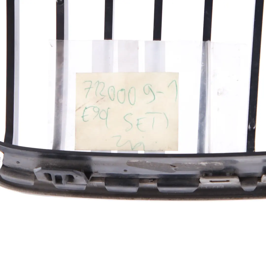 Front Grille BMW E90 E91 Bumper Centre Kidney Chrom Left Right N/O/S Set to with Part number 7120009 Front Grille BMW E90 E91 Bumper Centre Kidney Chrom Left Right N/O/S Set - SKU 7120009-1 - Part number 7120009