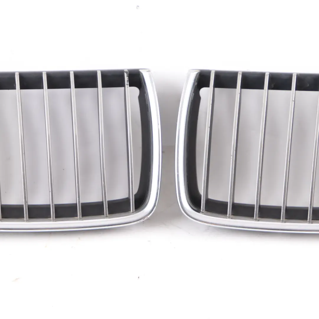 Front Grille BMW E90 E91 Bumper Centre Kidney Chrom Left Right N/O/S Set to with Part number 7120009 Front Grille BMW E90 E91 Bumper Centre Kidney Chrom Left Right N/O/S Set - SKU 7120009-1 - Part number 7120009