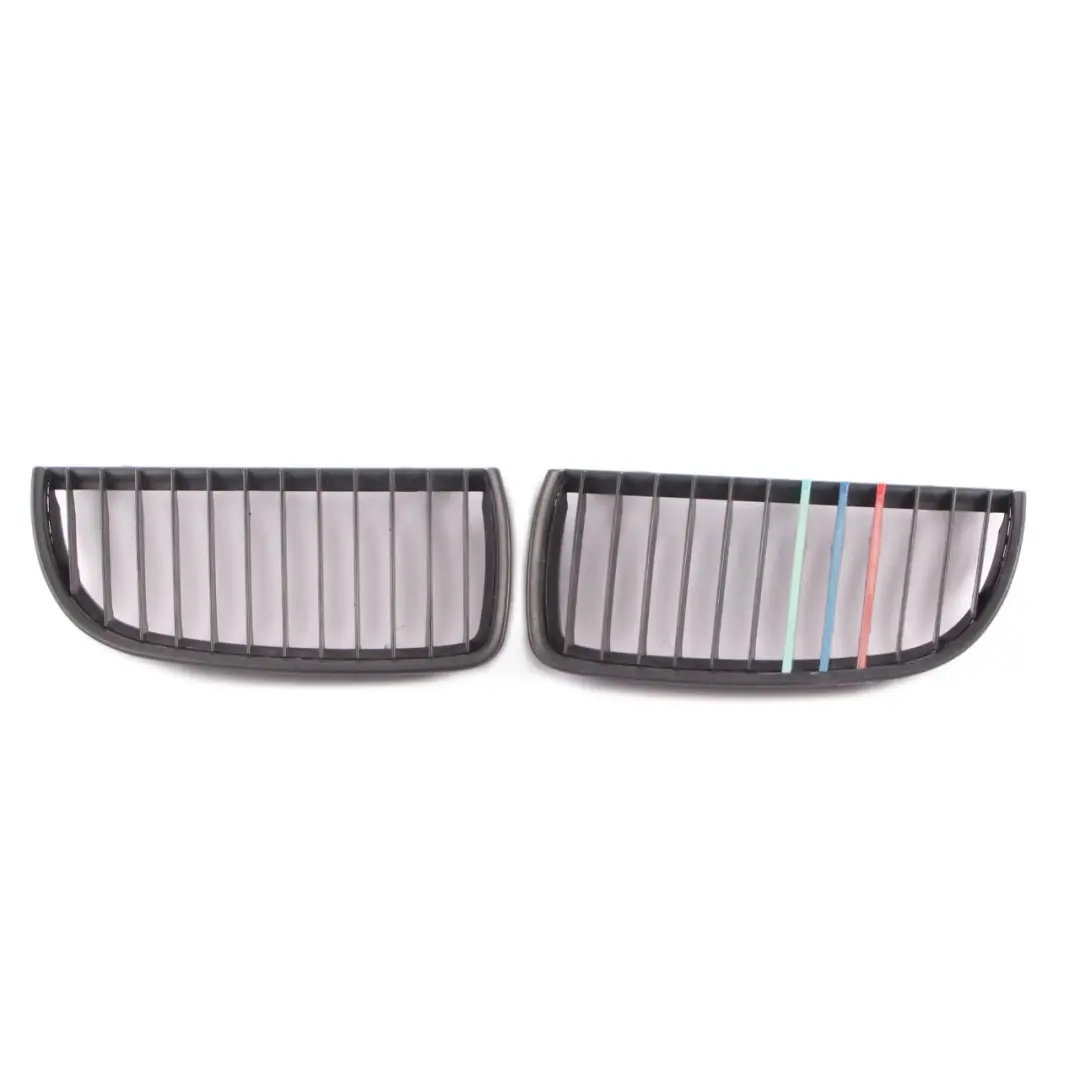 BMW E90 E91 Front Bumper Grille Chrome Frame Left Right N/O/S Set - SKU 7120010-1 - Part number 7120010