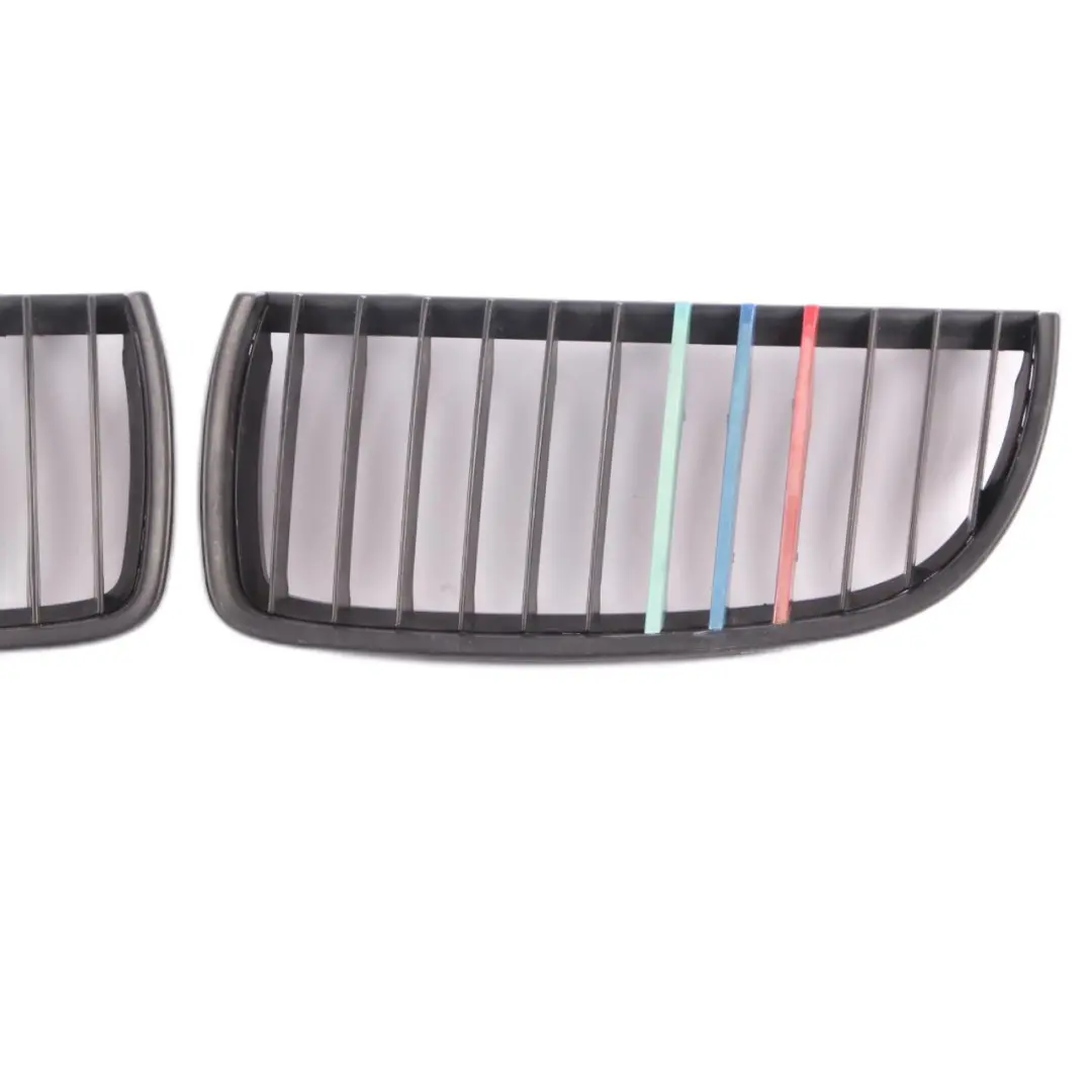 BMW E90 E91 Front Bumper Grille Chrome Frame Left Right N/O/S Set - SKU 7120010-1 - Part number 7120010