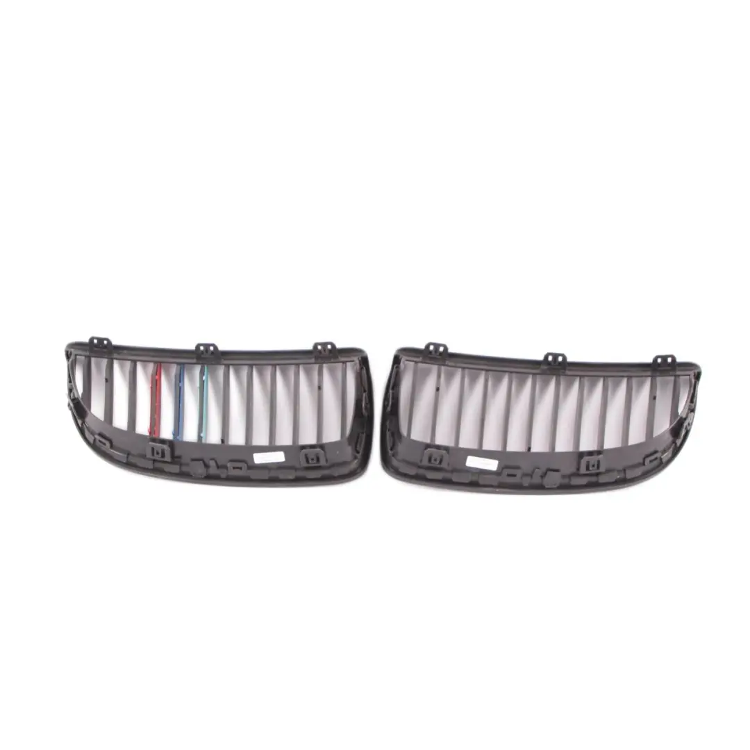 BMW E90 E91 Front Bumper Grille Chrome Frame Left Right N/O/S Set - SKU 7120010-1 - Part number 7120010