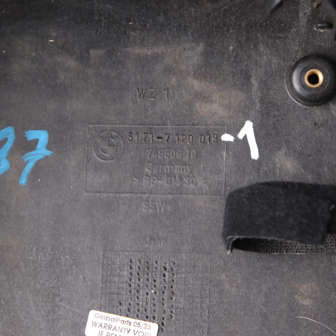 BMW E81 E87 Multifunktionswanne Kofferraumboden Batteriekasten Ablage - SKU 7120019-1 - Teilenummer 7120019