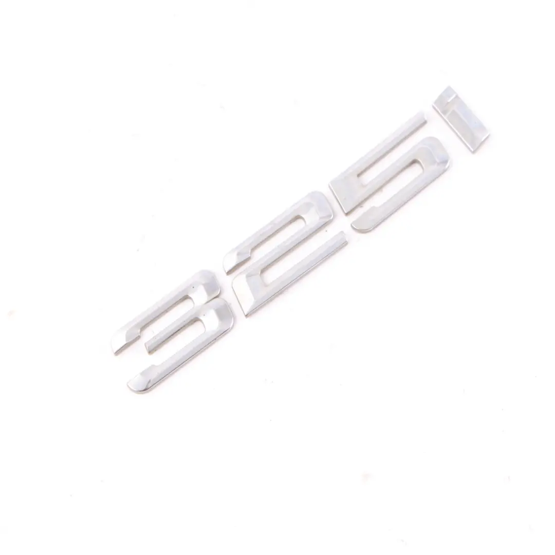  Trunk Lid Adhered BMW E91 325i Rear Boot Lettering Emblem Logo Chrome - SKU 7120253 - Part number 7120253