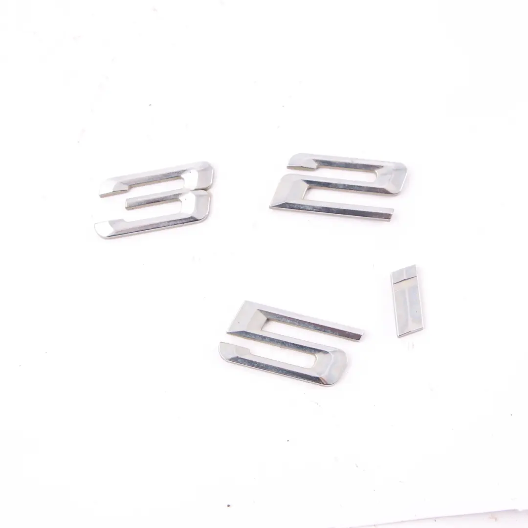  Trunk Lid Adhered BMW E91 325i Rear Boot Lettering Emblem Logo Chrome - SKU 7120253 - Part number 7120253