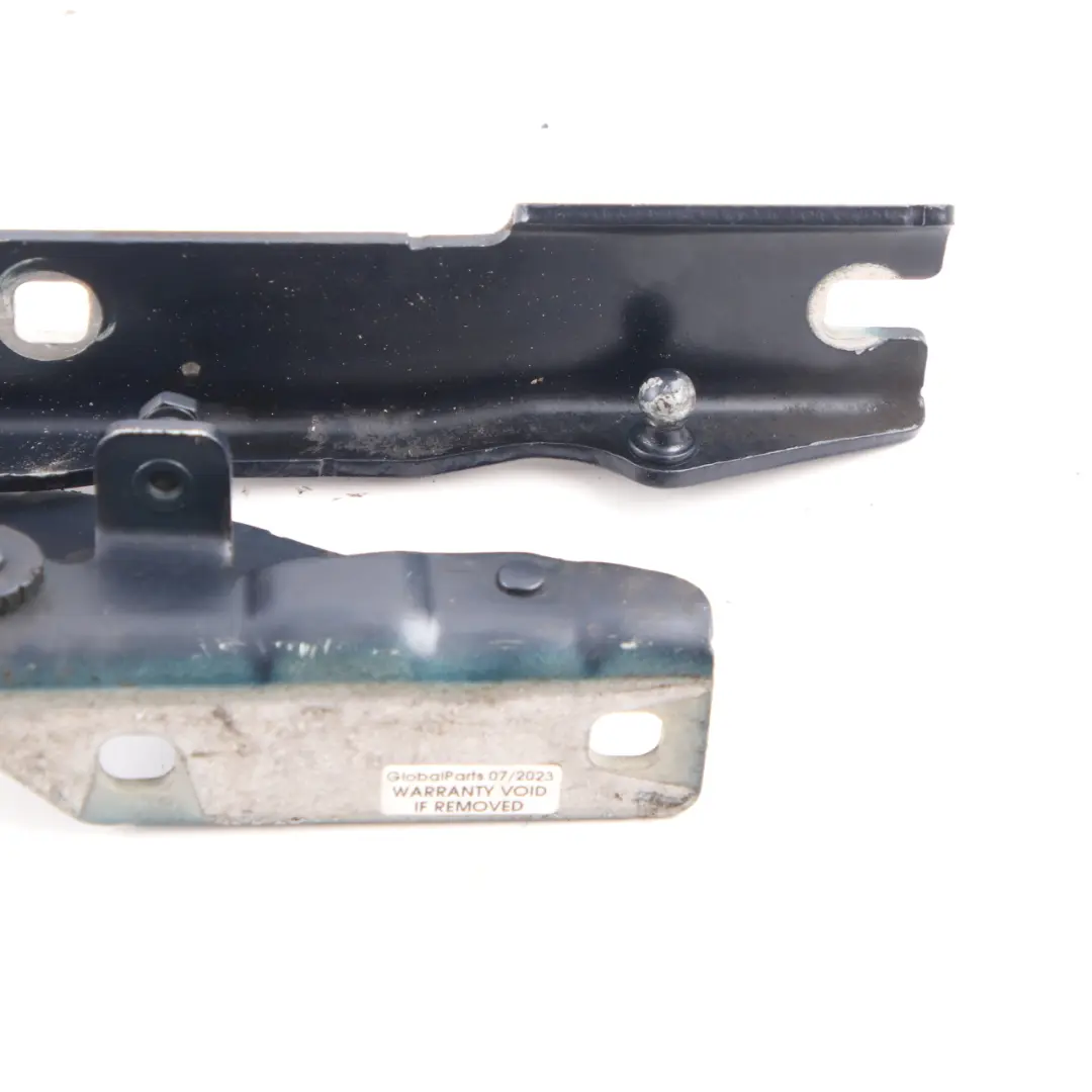 Bonnet Hinge BMW E60 E61 Hood Left N/S Tiefseeblau Deep Sea Blue A76 7008727 to with Part number 7120275 Bonnet Hinge BMW E60 E61 Hood Left N/S Tiefseeblau Deep Sea Blue A76 7008727 - SKU 7120275-DSB - Part number 7120275