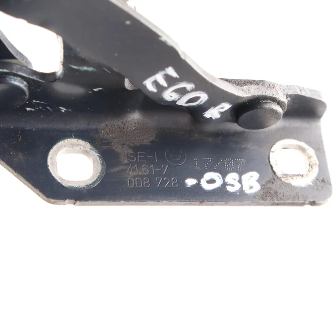  Bonnet Hinge BMW E60 E61 Hood Right O/S Tiefseeblau Deep Sea Blue A76 7008728 - SKU 7120276-DSB - Part number 7120276