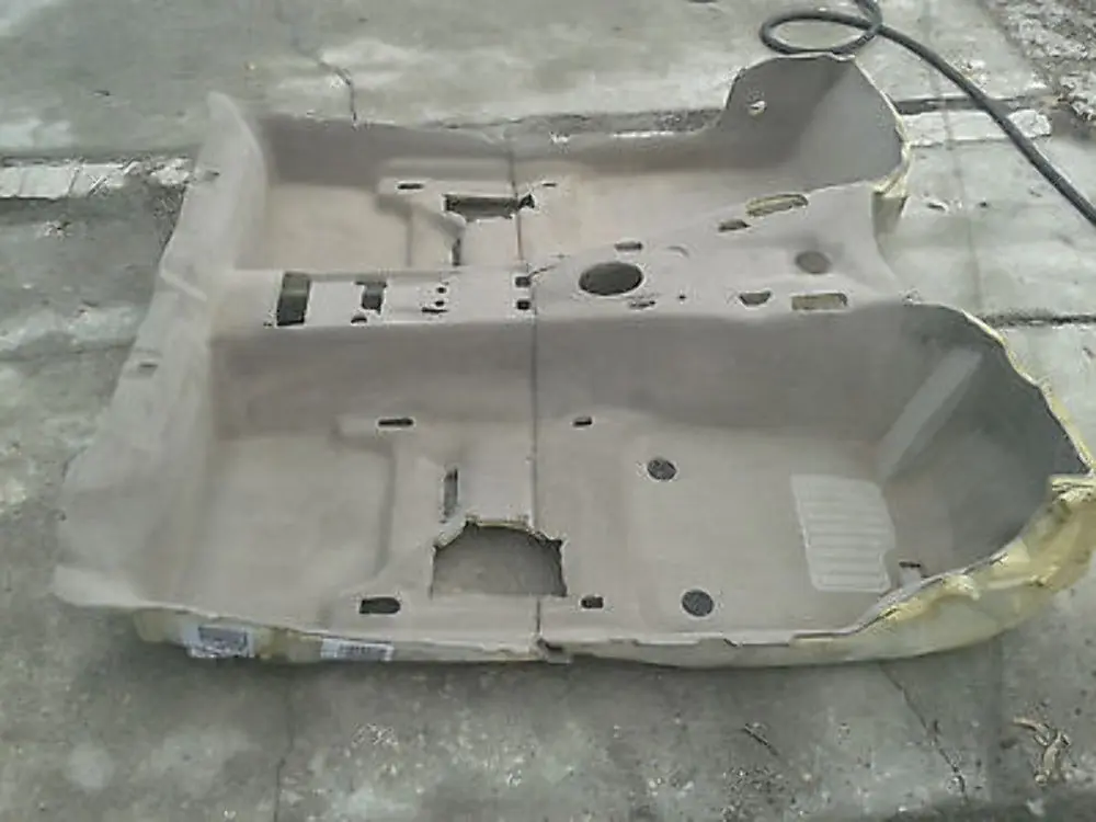 BMW 1 Series E87 E87N LCI Floor covering front rear set complete carpet BEIGE - SKU 7120427 - Part number 51477120427