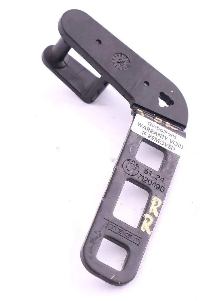 Trunk Lid Closing Catch Bracket Right O/S to BMW Mini Cabrio Cooper One R52 with Part number 7120490 BMW Mini Cabrio Cooper One R52 Trunk Lid Closing Catch Bracket Right O/S - SKU 7120490 - Part number 7120490