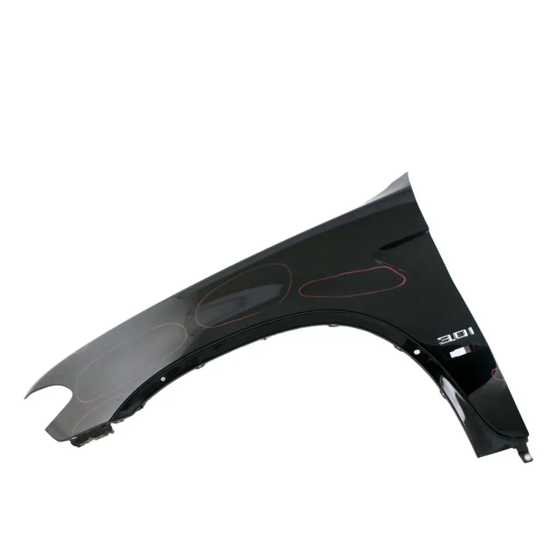 BMW X5 E53 Side Panel Wing Fender Front Left N/S Black Sapphire Metallic - 475 - SKU 7121007-BS - Part number 7121007