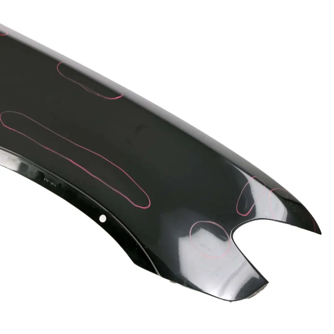 BMW X5 E53 Side Panel Wing Fender Front Right O/S Black Sapphire Metallic - 475 - SKU 7121008-BS1 - Part number 7121008