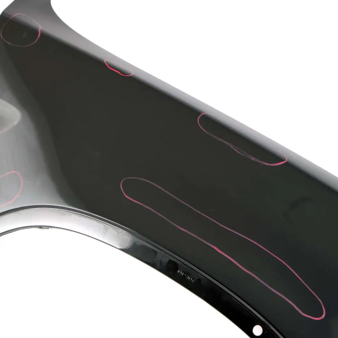 BMW X5 E53 Side Panel Wing Fender Front Right O/S Black Sapphire Metallic - 475 - SKU 7121008-BS1 - Part number 7121008