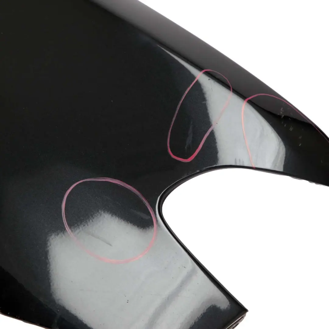 BMW X5 E53 Side Panel Wing Fender Front Right O/S Black Sapphire Metallic - 475 - SKU 7121008-BS1 - Part number 7121008