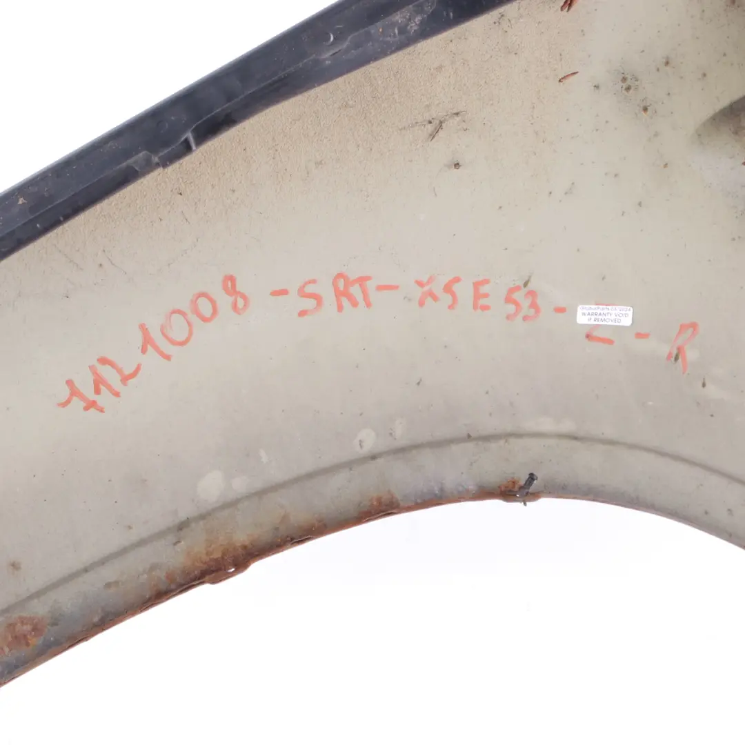 Side Panel Wing Fender Front Right O/S Stratus Metallic - 440 to BMW X5 E53 with Part number 7121008 BMW X5 E53 Side Panel Wing Fender Front Right O/S Stratus Metallic - 440 - SKU 7121008-SRT - Part number 7121008