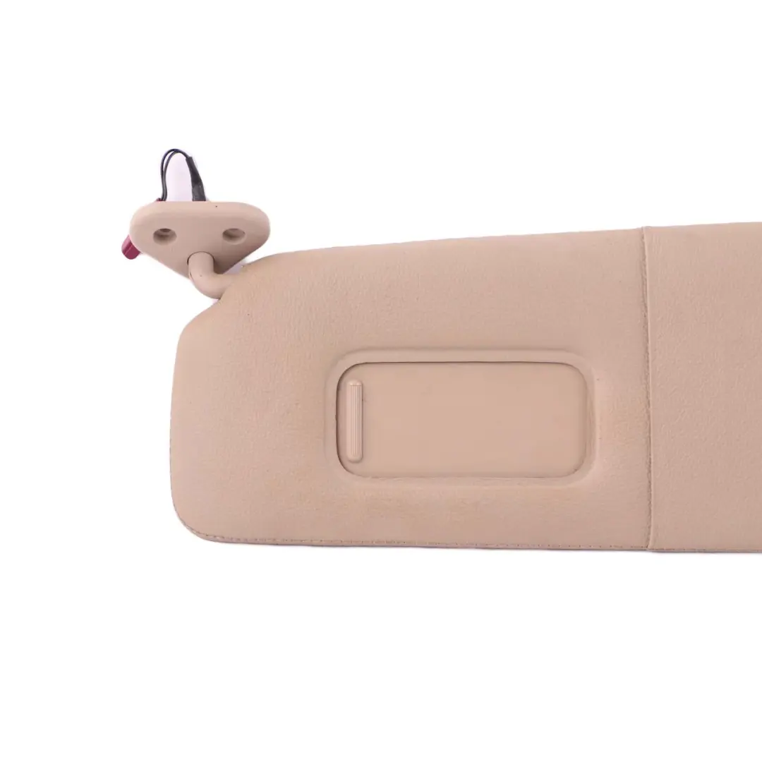 Sun Visor Make-Up Lamp Left N/S Illuminated Leather Cream Beige to BMW 6 E63 LCI with Part number 7121013 BMW 6 E63 LCI Sun Visor Make-Up Lamp Left N/S Illuminated Leather Cream Beige - SKU 7121013 - Part number 7121013