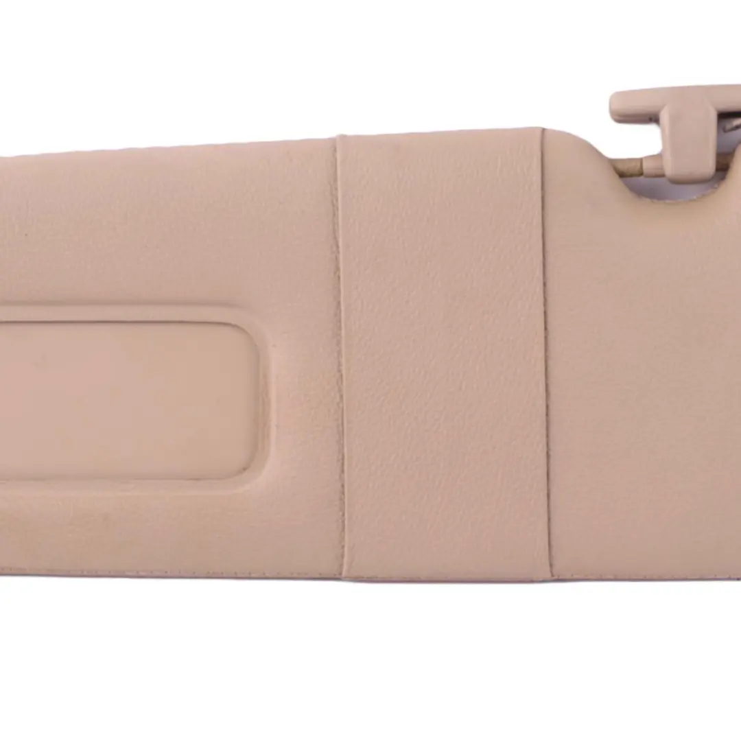 BMW 6 E63 LCI Sun Visor Make-Up Lamp Left N/S Illuminated Leather Cream Beige - SKU 7121013 - Part number 7121013