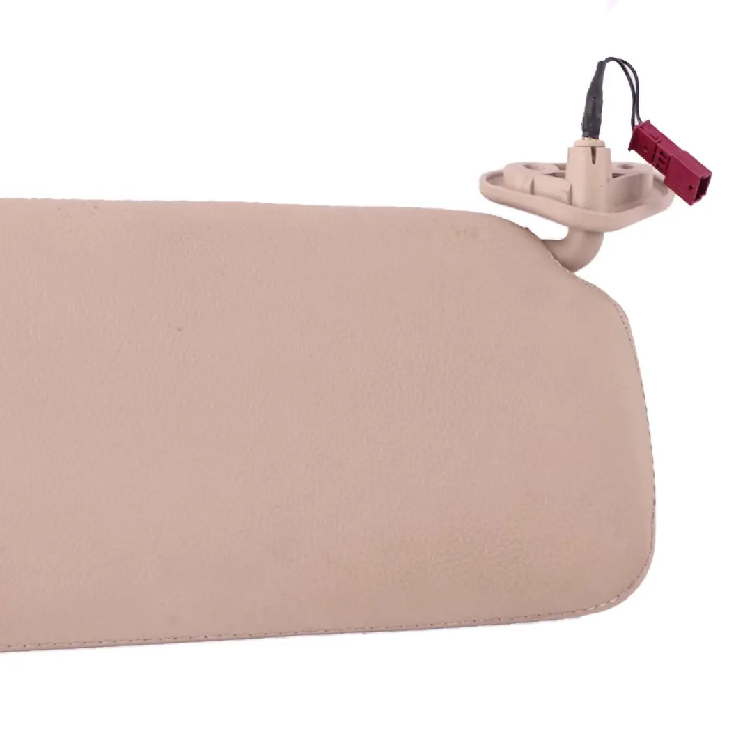 Sun Visor Make-Up Lamp Left N/S Illuminated Leather Cream Beige to BMW 6 E63 LCI with Part number 7121013 BMW 6 E63 LCI Sun Visor Make-Up Lamp Left N/S Illuminated Leather Cream Beige - SKU 7121013 - Part number 7121013