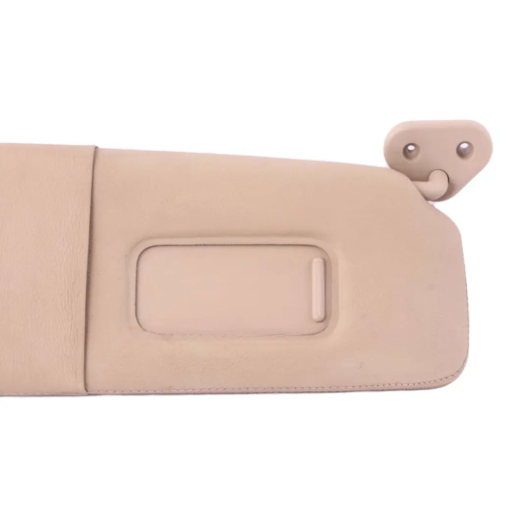 Sun Visor Make-Up Lamp Right O/S Illuminated Leather Cream Beige to BMW 6 E63 LCI with Part number 7121014 BMW 6 E63 LCI Sun Visor Make-Up Lamp Right O/S Illuminated Leather Cream Beige - SKU 7121014 - Part number 7121014