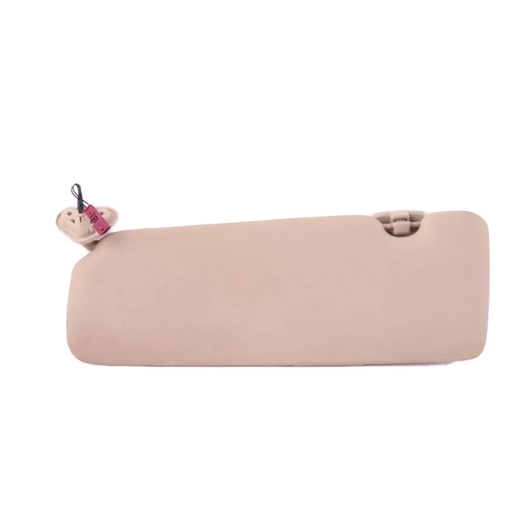 BMW 6 E63 LCI Sun Visor Make-Up Lamp Right O/S Illuminated Leather Cream Beige - SKU 7121014 - Part number 7121014